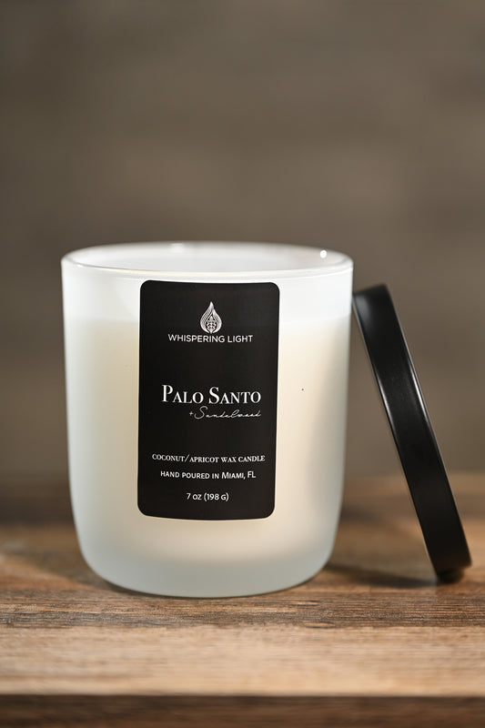 Palo Santo Candle with Sandalwood Notes