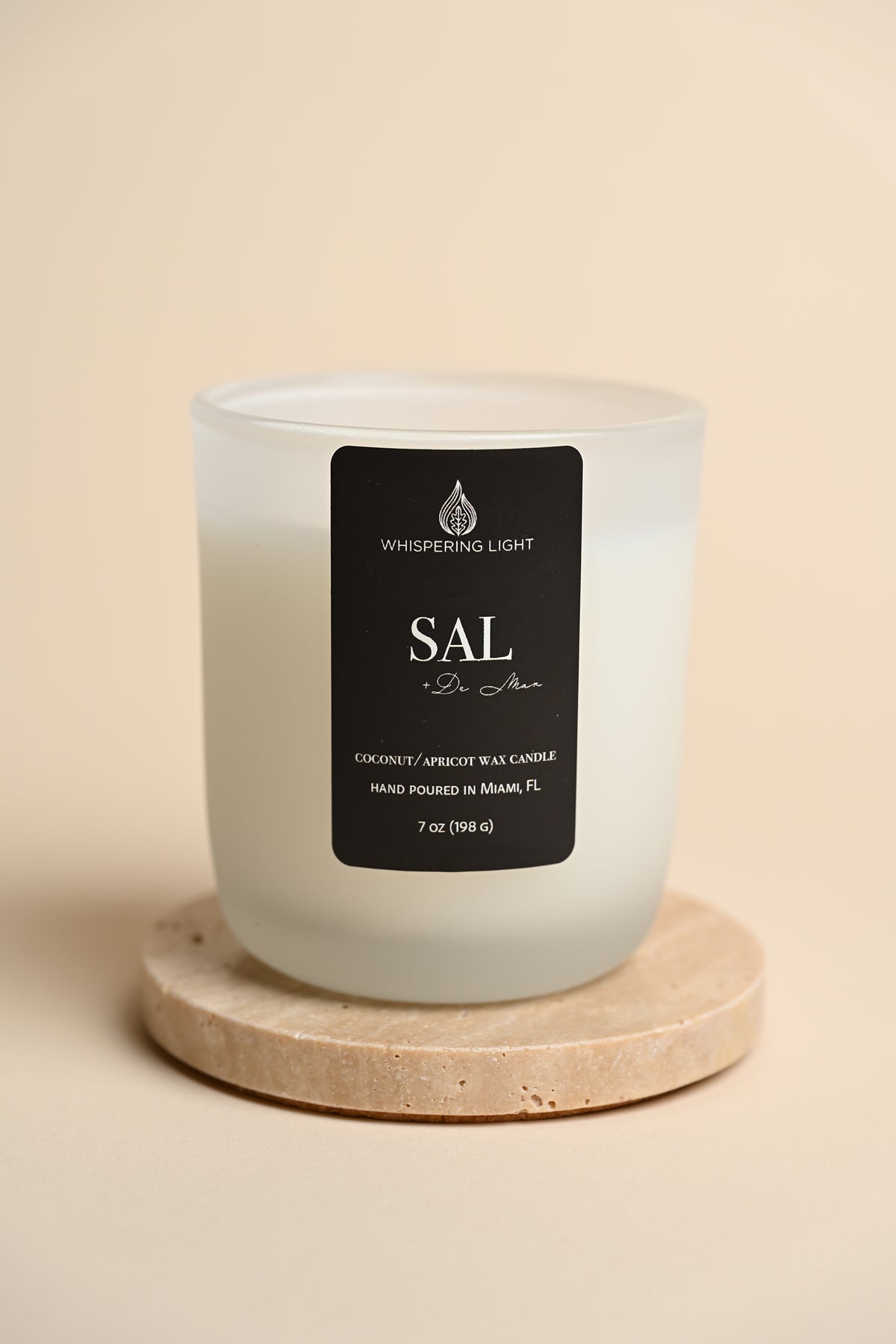 Sal de Mar Coconut Apricot Candle