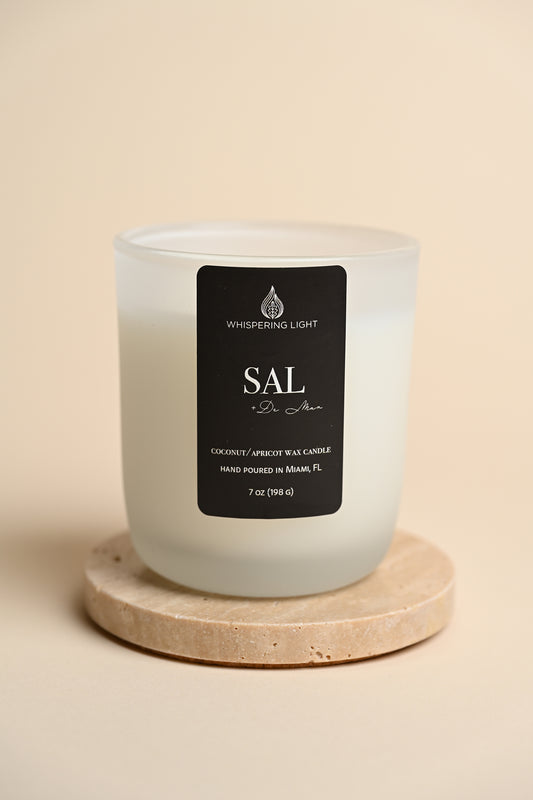 Sal de Mar Coconut Apricot Candle