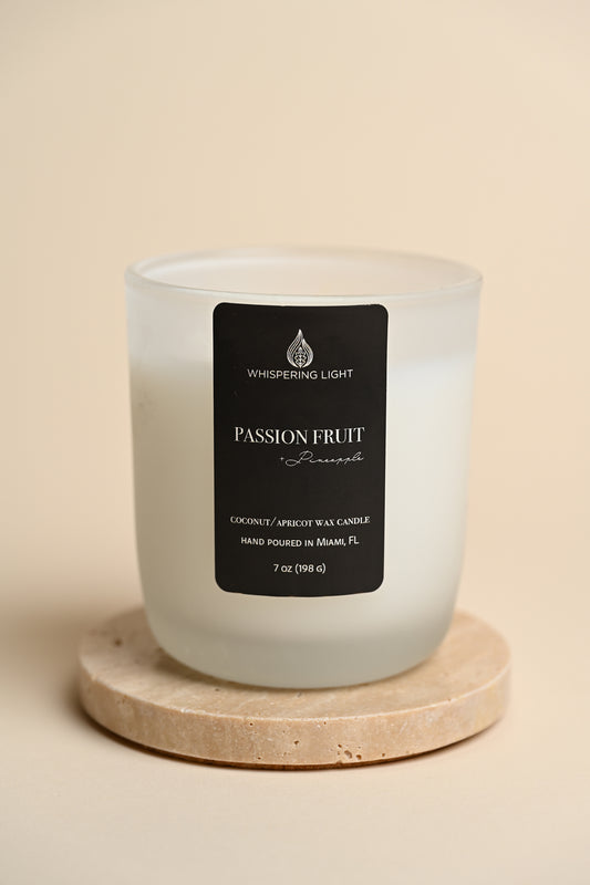Passion Fruit and pineapple Coconut Apricot Candle