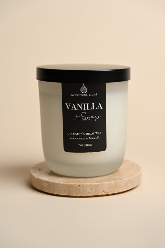 Vanilla Eggnog Coconut Apricot Candle